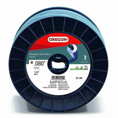 OREGON Magnum Gatorline Round Trimmer Line, .080" by 1248', 3Lb Spool 22-180